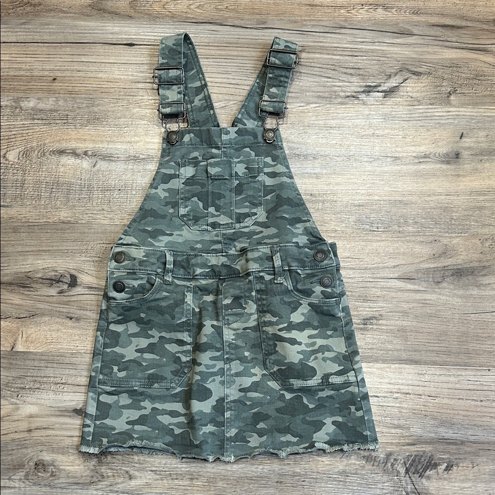Camo Green Kids Overall Skirt